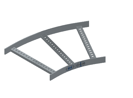 Flatbar Horizontal Bend - 2FBHG-18L24-HB30-MS