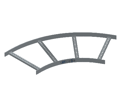 Flatbar Horizontal Bend - 2FBHG-18L24-HB60-MS