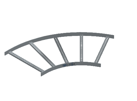 Flatbar Horizontal Bend - 2FBHG-24L24-HB60-MS