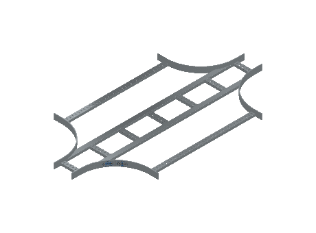 Flatbar Horizontal Cross Expanding - 2FBHG-06X36L12-HC-MS