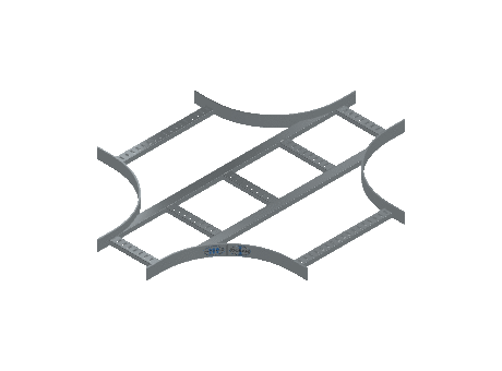Flatbar Horizontal Cross Expanding - 2FBHG-09X18L12-HC-MS