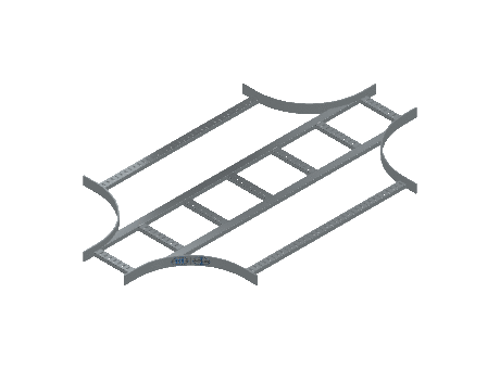 Flatbar Horizontal Cross Expanding - 2FBHG-09X36L12-HC-MS