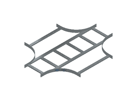Flatbar Horizontal Cross Expanding - 2FBHG-12X24L12-HC-MS