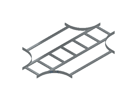 Flatbar Horizontal Cross Expanding - 2FBHG-12X36L12-HC-MS