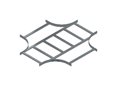 Flatbar Horizontal Cross Expanding - 2FBHG-18X24L12-HC-MS