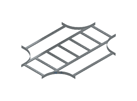 Flatbar Horizontal Cross Expanding - 2FBHG-18X36L12-HC-MS