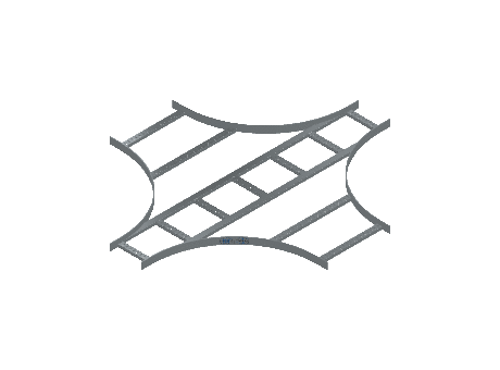 Flatbar Horizontal Cross Expanding - 2FBHG-09X18L24-HC-MS
