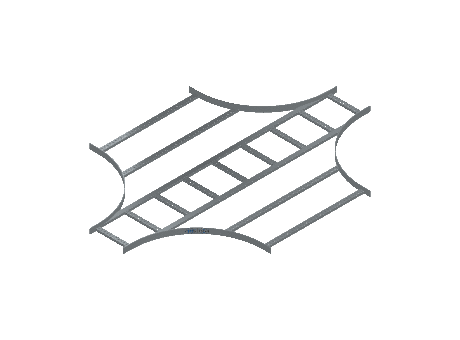 Flatbar Horizontal Cross Expanding - 2FBHG-12X36L24-HC-MS