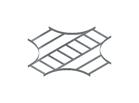 Flatbar Horizontal Cross Expanding - 2FBHG-18X24L24-HC-MS