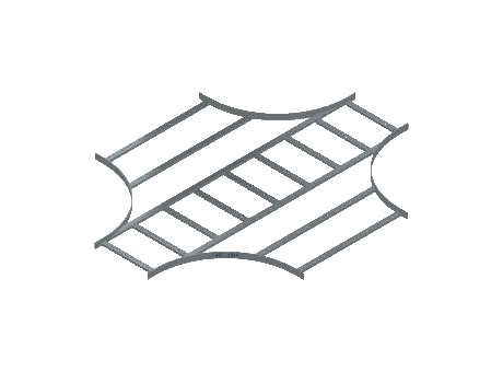 Flatbar Horizontal Cross Expanding - 2FBHG-18X36L24-HC-MS