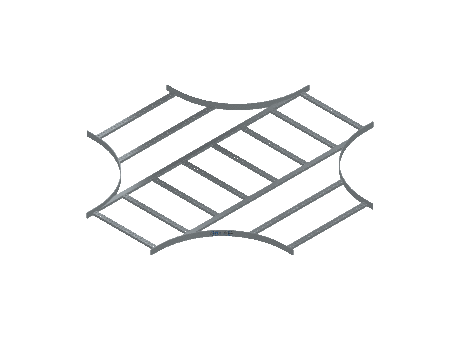 Flatbar Horizontal Cross Expanding - 2FBHG-24X30L24-HC-MS
