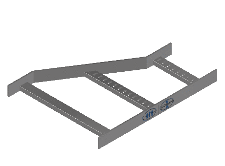Flatbar Right Hand Reducer - 2FBS4-18X09L-RR-MS