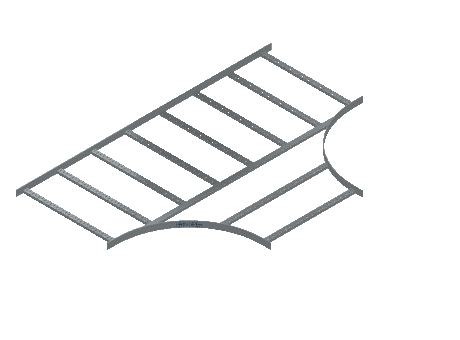 Flatbar Horizontal Tee Equal - 2FBHG-30X30L24-HT-MS