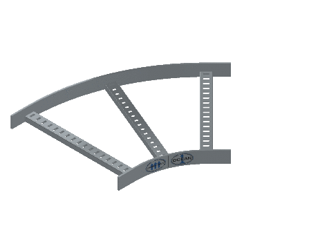 Flatbar Horizontal Bend - 2FBHG-18L12-HB45-MS