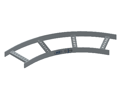 Flatbar Horizontal Bend - 2FBHG-09L24-HB60-MS