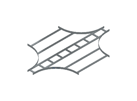 Flatbar Horizontal Cross Expanding - 2FBHG-06X36L24-HC-MS