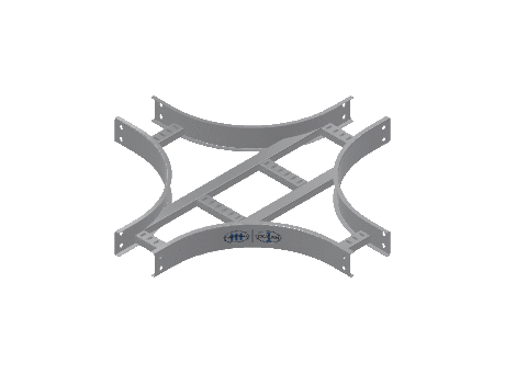 C-Rail Horizontal Cross Equal - 3CRAL-06X06L12-HC-MS