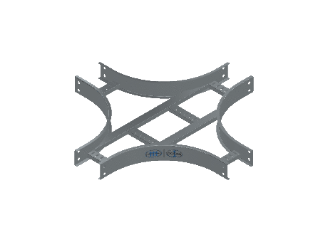 C-Rail Horizontal Cross Equal - 3CRHG-06X06L12-HC-MS
