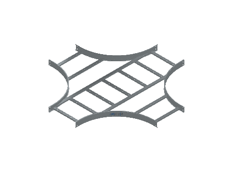 C-Rail Horizontal Cross Equal - 3CRHG-18X18L24-HC-MS