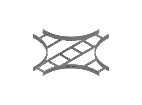 C-Rail Horizontal Cross Equal - 3CRS4-09X09L24-HC-MS