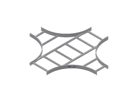 C-Rail Horizontal Cross Reducing - 3CRAL-18X12L24-HC-MS