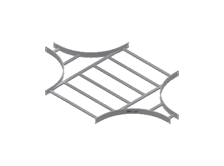 C-Rail Horizontal Cross Reducing - 3CRAL-36X06L24-HC-MS