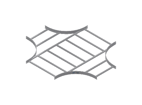 C-Rail Horizontal Cross Reducing - 3CRAL-36X24L24-HC-MS