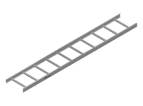C-Rail Ladder Tray Straight - 3CRAL-18-12-10-MS