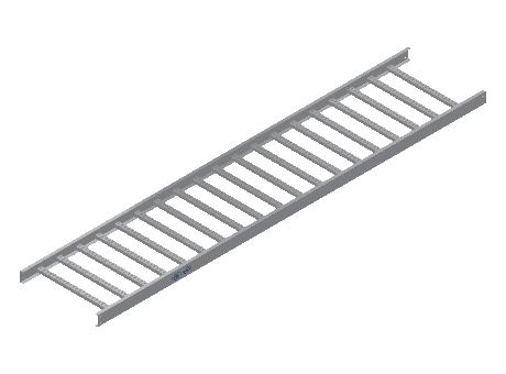 C-Rail Ladder Tray Straight - 3CRAL-24-06-10-MS