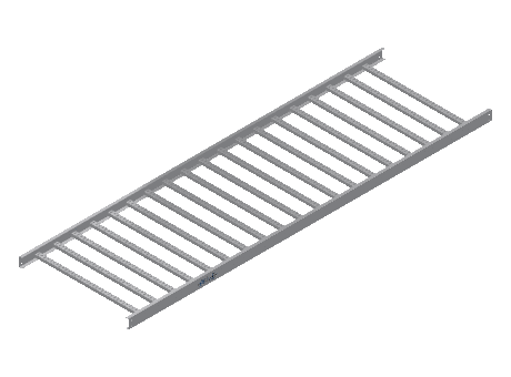 C-Rail Ladder Tray Straight - 3CRAL-36-06-10-MS