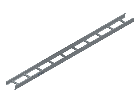 C-Rail Ladder Tray Straight - 3CRHG-09-12-10-MS