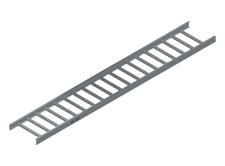 C-Rail Ladder Tray Straight - 3CRHG-18-06-10-MS
