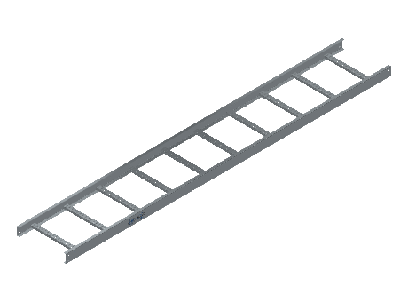 C-Rail Ladder Tray Straight - 3CRHG-18-12-10-MS