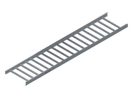 C-Rail Ladder Tray Straight - 3CRHG-24-06-10-MS