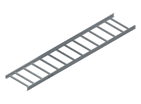 C-Rail Ladder Tray Straight - 3CRHG-24-09-10-MS