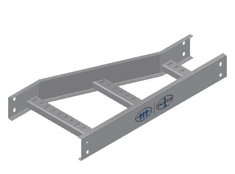 C-Rail Right Hand Reducer - 3CRAL-12X06L-RR-MS