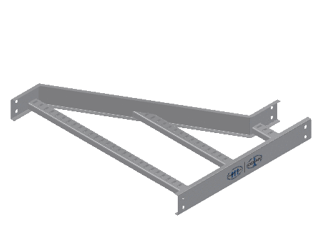 C-Rail Right Hand Reducer - 3CRAL-30X06L-RR-MS