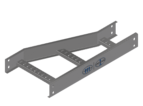 C-Rail Right Hand Reducer - 3CRHG-12X06L-RR-MS