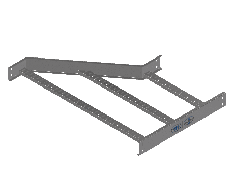 C-Rail Right Hand Reducer - 3CRHG-36X18L-RR-MS