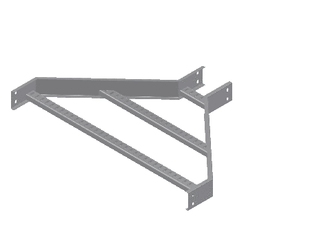 C-Rail Straight Reducer - 3CRAL-36X06L-SR-MS