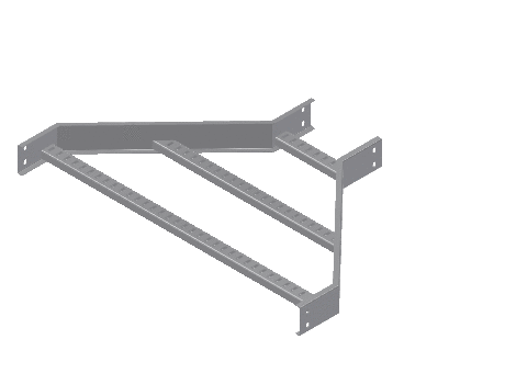 C-Rail Straight Reducer - 3CRAL-36X09L-SR-MS