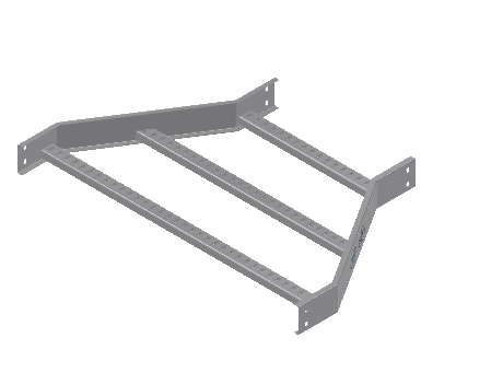 C-Rail Straight Reducer - 3CRAL-36X18L-SR-MS
