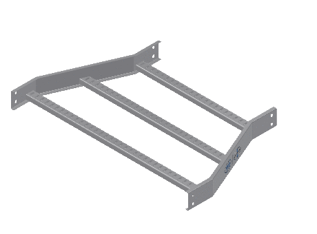 C-Rail Straight Reducer - 3CRAL-36X24L-SR-MS