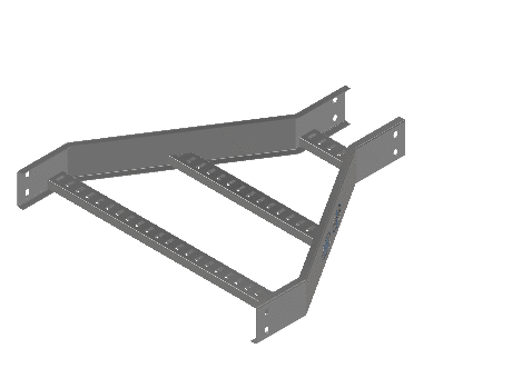 C-Rail Straight Reducer - 3CRHG-24X06L-SR-MS