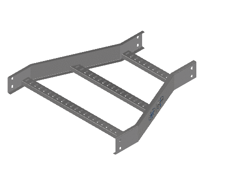 C-Rail Straight Reducer - 3CRHG-24X12L-SR-MS