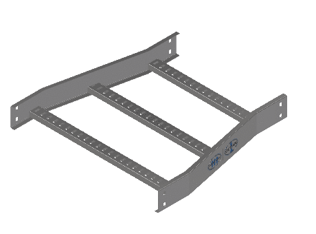 C-Rail Straight Reducer - 3CRHG-24X18L-SR-MS