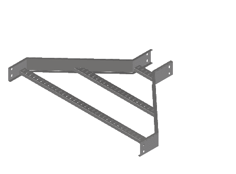 C-Rail Straight Reducer - 3CRHG-36X06L-SR-MS