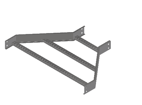 C-Rail Straight Reducer - 3CRHG-36X12L-SR-MS