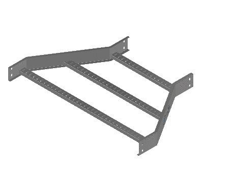 C-Rail Straight Reducer - 3CRHG-36X18L-SR-MS
