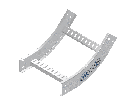 C-Rail Vertical Bend Inside - 3CRAL-12L12-VI45-MS